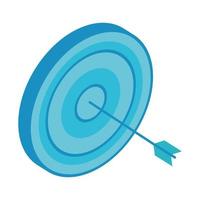 isometric success target vector