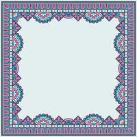 Mandala Frame Border vector