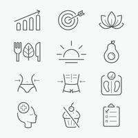 Healthy Lifestyle Lice Icon vector