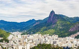 Cristo Redentor on the Corcovado mountain Rio de Janeiro Brazil. photo