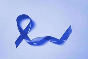 símbolo de la cinta azul del día mundial de la diabetes 14 de noviembre