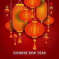 Chinese New Year Background vector