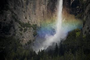 Bridalveil Falls and Rainbow photo