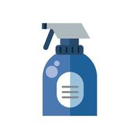 disinfectant spray bottle product flat style vector