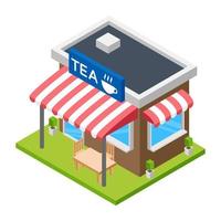 Tea Shop Concepts vector