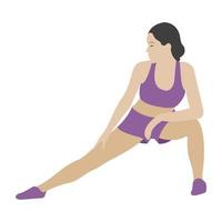 Stretch Exercise Concepts vector