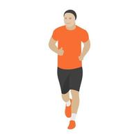 Trendy Jogging Concepts vector
