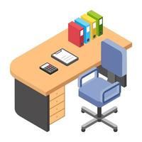 Employer Table Concepts vector