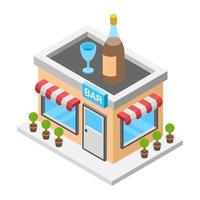 Trendy Bar Concepts vector