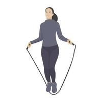 Skipping Rope Concepts vector