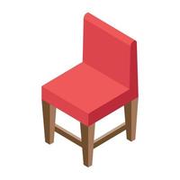 conceptos de silla de moda vector