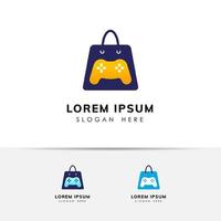 games store logo icon design template. game shop icon design vector