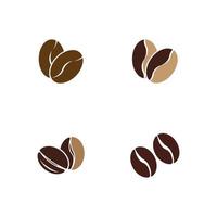 vector de icono de grano de café