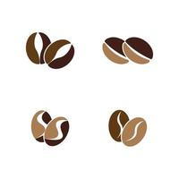 vector de icono de grano de café