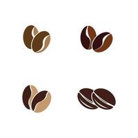 vector de icono de grano de café