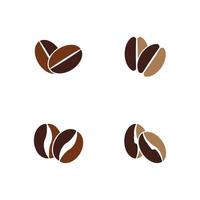 vector de icono de grano de café