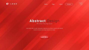 Modern Abstract Gradient Red Geometric Dynamic Stripe Background For Banner, Website, Frame Or Landing Page Template vector