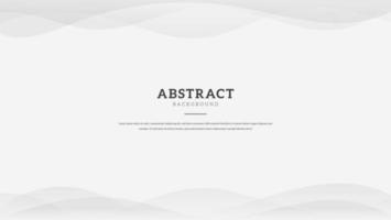 Minimal White Abstract Flowing Wavy Shape Background, Good For Banner. Frame Or Presentation vector