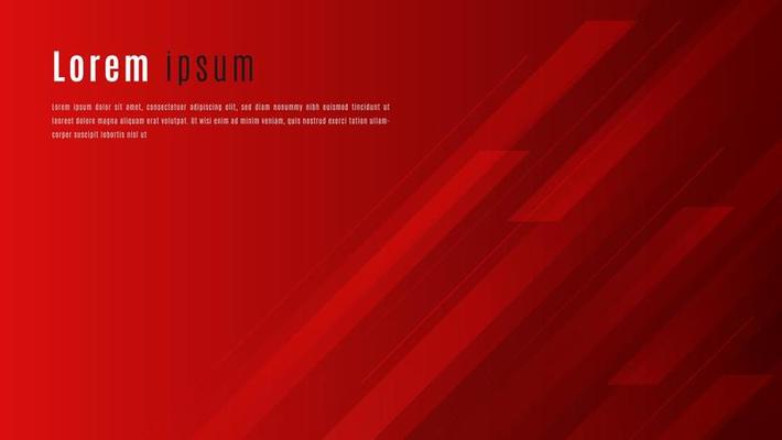 Modern Tech Or Sport Gradient Red Dynamic Stripes Background Template