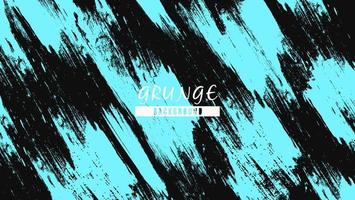 Abstract Grunge Cyan Scratch In Black Background. Goof For Banner, Poster Or Frame Template vector