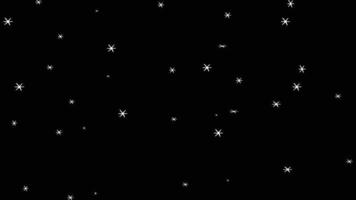 estrellas en el arte de vector de banner negro