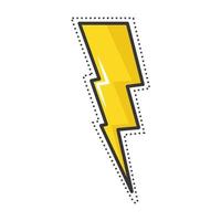 thunder ray patch vector