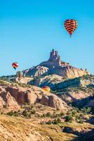 Hot Air Balloons Fly Over Castle Rock photo