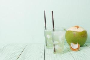 coconut water or coconut juice photo