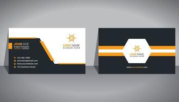 diseño de tarjetas de visita modernas y profesionales, diseño de tarjetas de visita corporativas y creativas, tarjetas de visita simples y abstractas, plantilla de diseño de tarjetas de visita vector