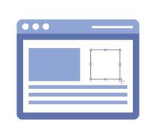 web page design vector