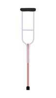 crutch with fgray color in white background vector