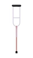 crutch with fgray color in white background vector