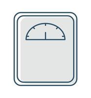 weight scale design vector