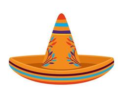 sombrero icon on white background vector