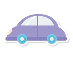 purple car design vector