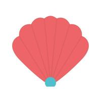 Shell flat style icon vector design