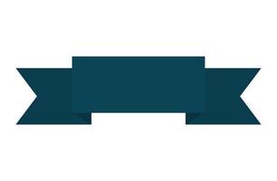 ribbon of dark blue color on white background vector