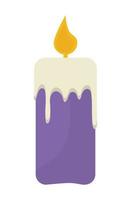 candle icon on white background vector