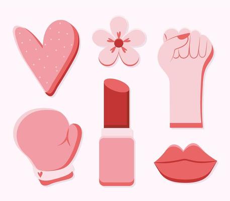 Pink Boxing Gloves Vector Art, Icons, and Graphics for Free Download