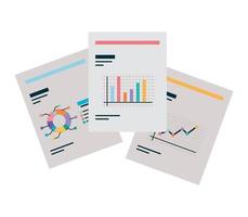 three files design vector