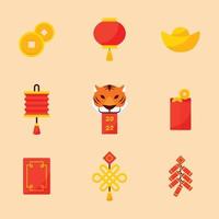 Chinese New Year, Year of Tiger Icon vector