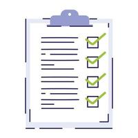 clipboard check list vector