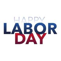 happy labor day vector