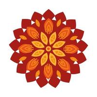 mandala flower ornate vector