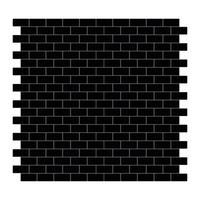 black brick wall vector