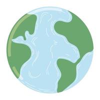 globe map planet vector