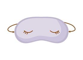 purple sleep mask vector