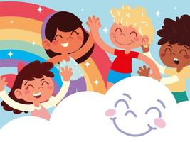 world childrens day vector