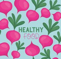 poster of healthy food vector