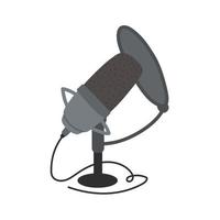 microphone equipment icon vector